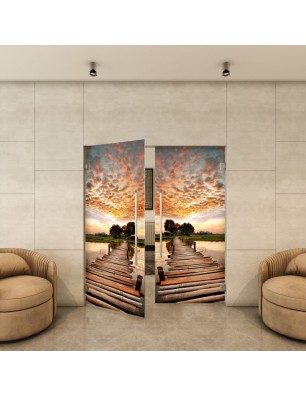 Pendeltür - Fotoprint Model 47 für ein modernes Zuhause