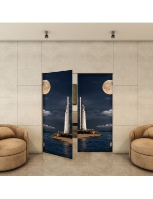 Pendeltür - Fotoprint Model 121 für ein modernes Zuhause