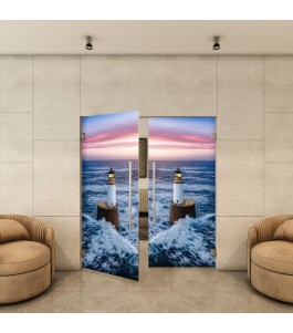 Pendeltür - Fotoprint Model 124 für ein modernes Zuhause