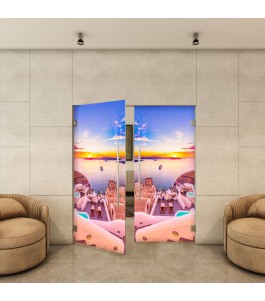 Pendeltür - Fotoprint Model 125 für ein modernes Zuhause