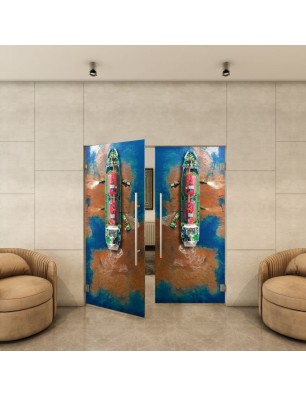 Pendeltür - Fotoprint Model 128 für ein modernes Zuhause