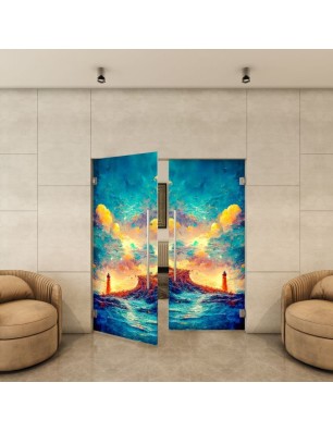 Pendeltür - Fotoprint Model 131 für ein modernes Zuhause