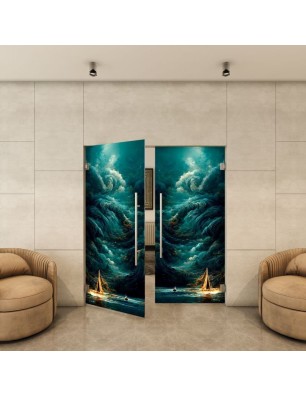 Pendeltür - Fotoprint Model 139 für ein modernes Zuhause