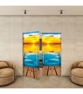Pendeltür - Fotoprint Model 178 für ein modernes Zuhause