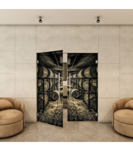 Pendeltür - Fotoprint Model 256 für ein modernes Zuhause