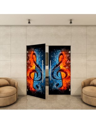 Pendeltür - Fotoprint Model 274 für ein modernes Zuhause