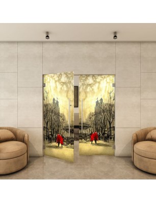 Pendeltür - Fotoprint Model 285 für ein modernes Zuhause
