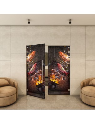 Pendeltür - Fotoprint Model 287 für ein modernes Zuhause