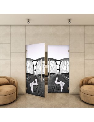 Pendeltür - Fotoprint Model 330 für ein modernes Zuhause