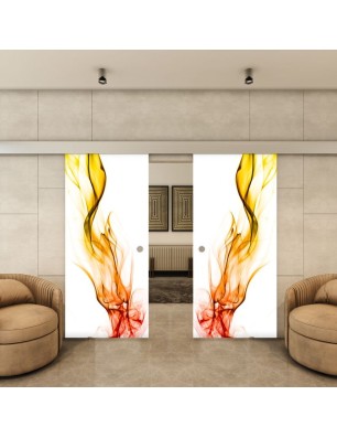 Glasschiebetür ECO-LINE - Fotoprint Model 2-modernes Zuhause