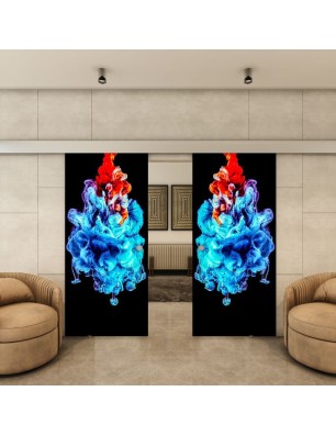 Glasschiebetür ECO-LINE - Fotoprint Model 3-modernes Zuhause