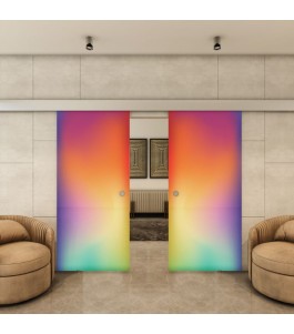 Glasschiebetür ECO-LINE - Fotoprint Model 5-modernes Zuhause