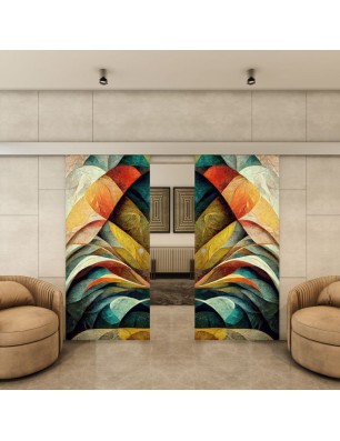 Glasschiebetür ECO-LINE - Fotoprint Model 13