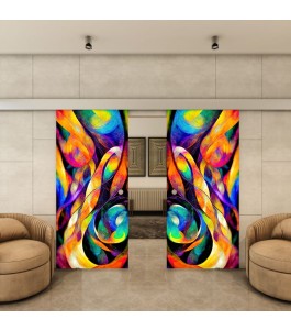 Glasschiebetür ECO-LINE - Fotoprint Model 14