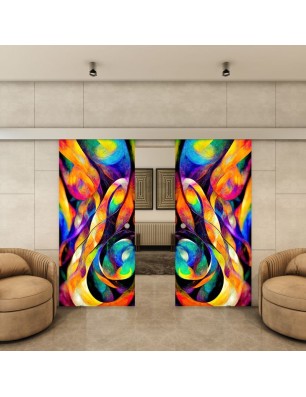 Glasschiebetür ECO-LINE - Fotoprint Model 14