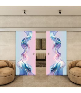 Glasschiebetür ECO-LINE - Fotoprint Model 34