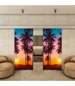 Glasschiebetür ECO-LINE - Fotoprint Model 63
