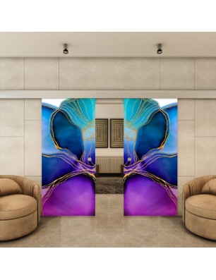 Glasschiebetür ECO-LINE - Fotoprint Model 78