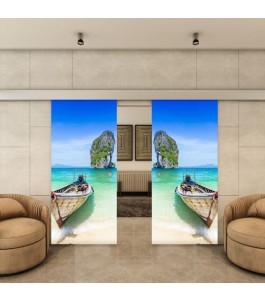 Glasschiebetür ECO-LINE - Fotoprint Model 120