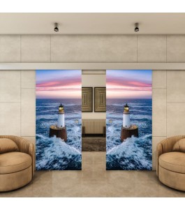 Glasschiebetür ECO-LINE - Fotoprint Model 124