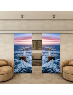 Glasschiebetür ECO-LINE - Fotoprint Model 124
