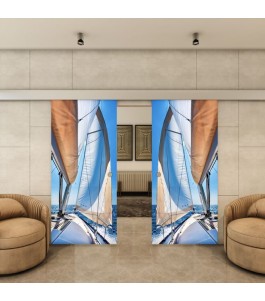 Glasschiebetür ECO-LINE - Fotoprint Model 137