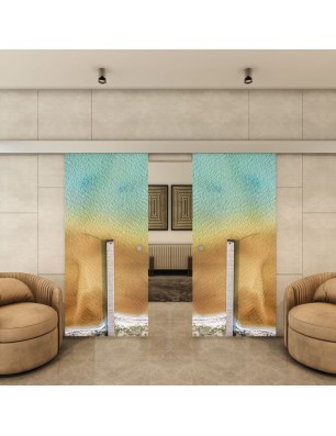 Glasschiebetür ECO-LINE - Fotoprint Model 144