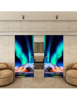 Glasschiebetür ECO-LINE - Fotoprint Model 151