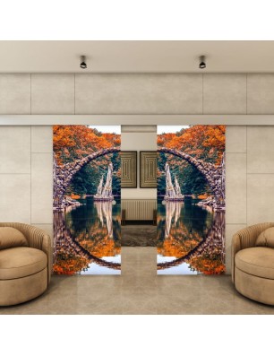Glasschiebetür ECO-LINE - Fotoprint Model 159