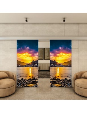 Glasschiebetür ECO-LINE - Fotoprint Model 166