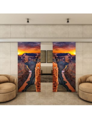Glasschiebetür ECO-LINE - Fotoprint Model 171