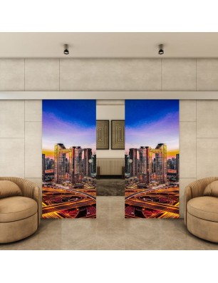 Glasschiebetür ECO-LINE - Fotoprint Model 207