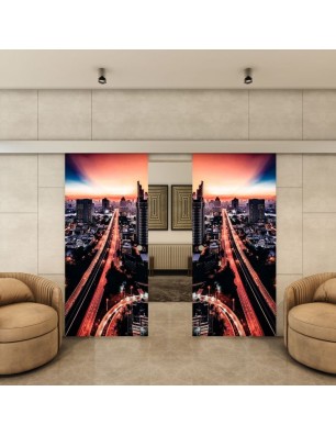 Glasschiebetür ECO-LINE - Fotoprint Model 210