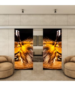 Glasschiebetür ECO-LINE - Fotoprint Model 218
