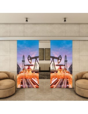 Glasschiebetür ECO-LINE - Fotoprint Model 219