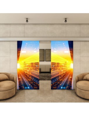 Glasschiebetür ECO-LINE - Fotoprint Model 220