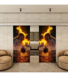 Glasschiebetür ECO-LINE - Fotoprint Model 225