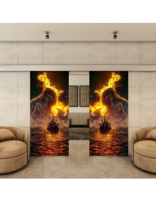 Glasschiebetür ECO-LINE - Fotoprint Model 225