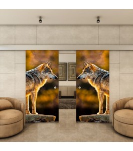 Glasschiebetür ECO-LINE - Fotoprint Model 228