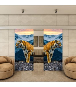 Glasschiebetür ECO-LINE - Fotoprint Model 244
