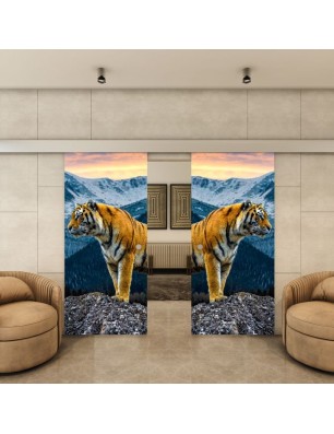 Glasschiebetür ECO-LINE - Fotoprint Model 244