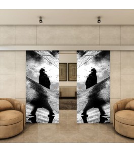 Glasschiebetür ECO-LINE - Fotoprint Model 271