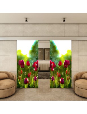 Glasschiebetür ECO-LINE - Fotoprint Model 282