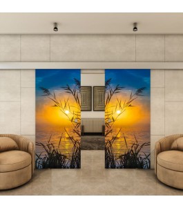 Glasschiebetür ECO-LINE - Fotoprint Model 283