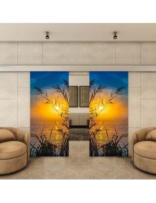Glasschiebetür ECO-LINE - Fotoprint Model 283