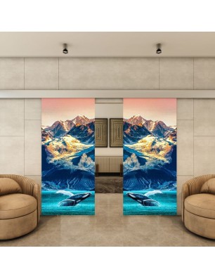 Glasschiebetür ECO-LINE - Fotoprint Model 290