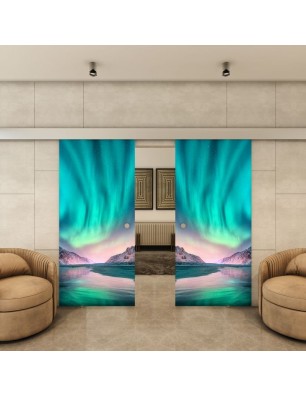 Glasschiebetür ECO-LINE - Fotoprint Model 300