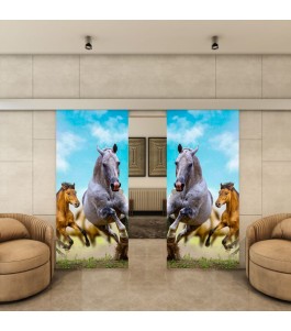 Glasschiebetür ECO-LINE - Fotoprint Model 315