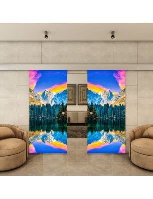 Glasschiebetür ECO-LINE - Fotoprint Model 321