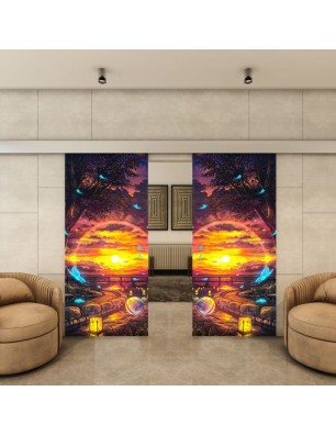 Glasschiebetür ECO-LINE - Fotoprint Model 325